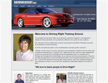 Tablet Screenshot of drivingright.org